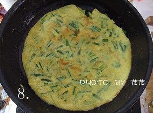 【浙菜】韭菜炒鲜虾+韭菜鲜虾鸡蛋饼