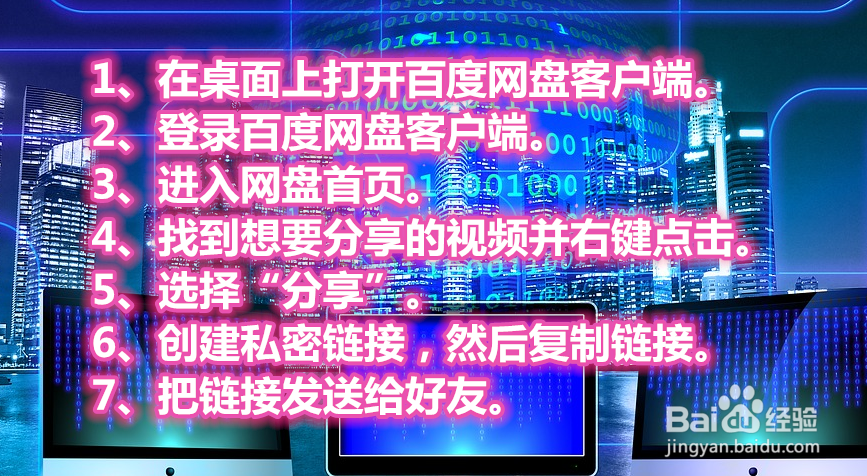百度云网盘视频怎么给别人看,怎么分享视频