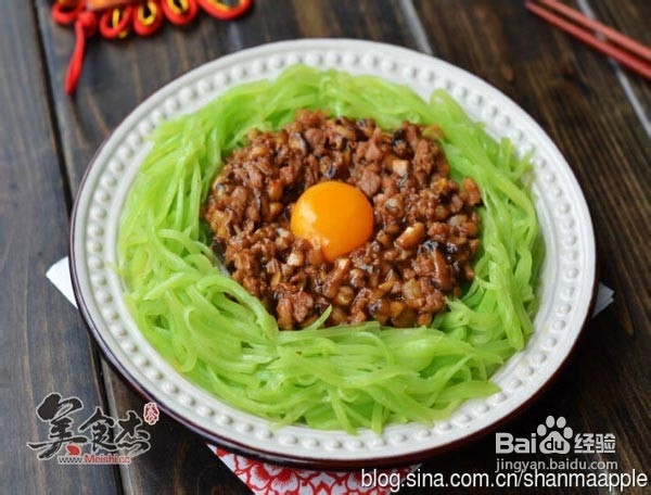 杂酱莴笋丝到做法