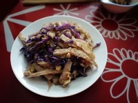 小儿抗疲劳御寒-紫甘蓝炒饼