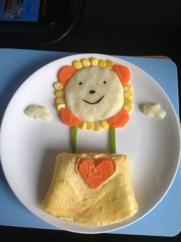 土豆泥配鸡蛋饼