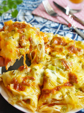 牛肉泡菜青椒披萨