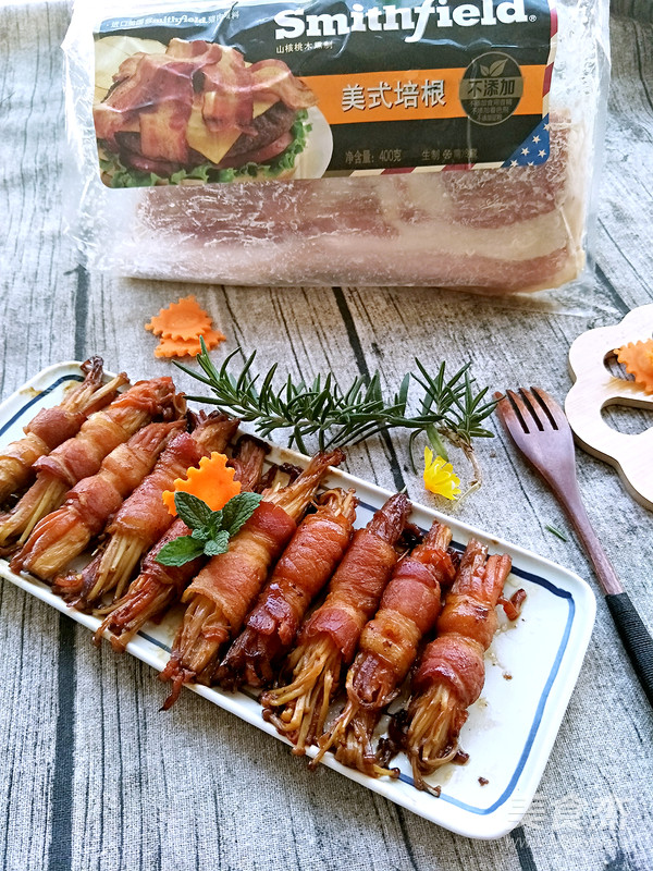 金针菇培根卷