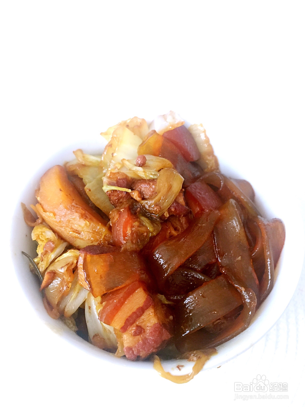 适合懒人做的白菜猪肉粉条