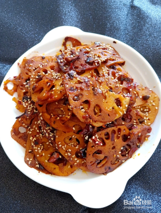 如何做一道下饭可口的香辣藕片