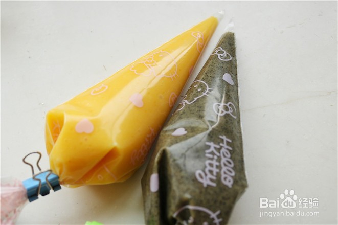 双色迷你玛德琳的步骤