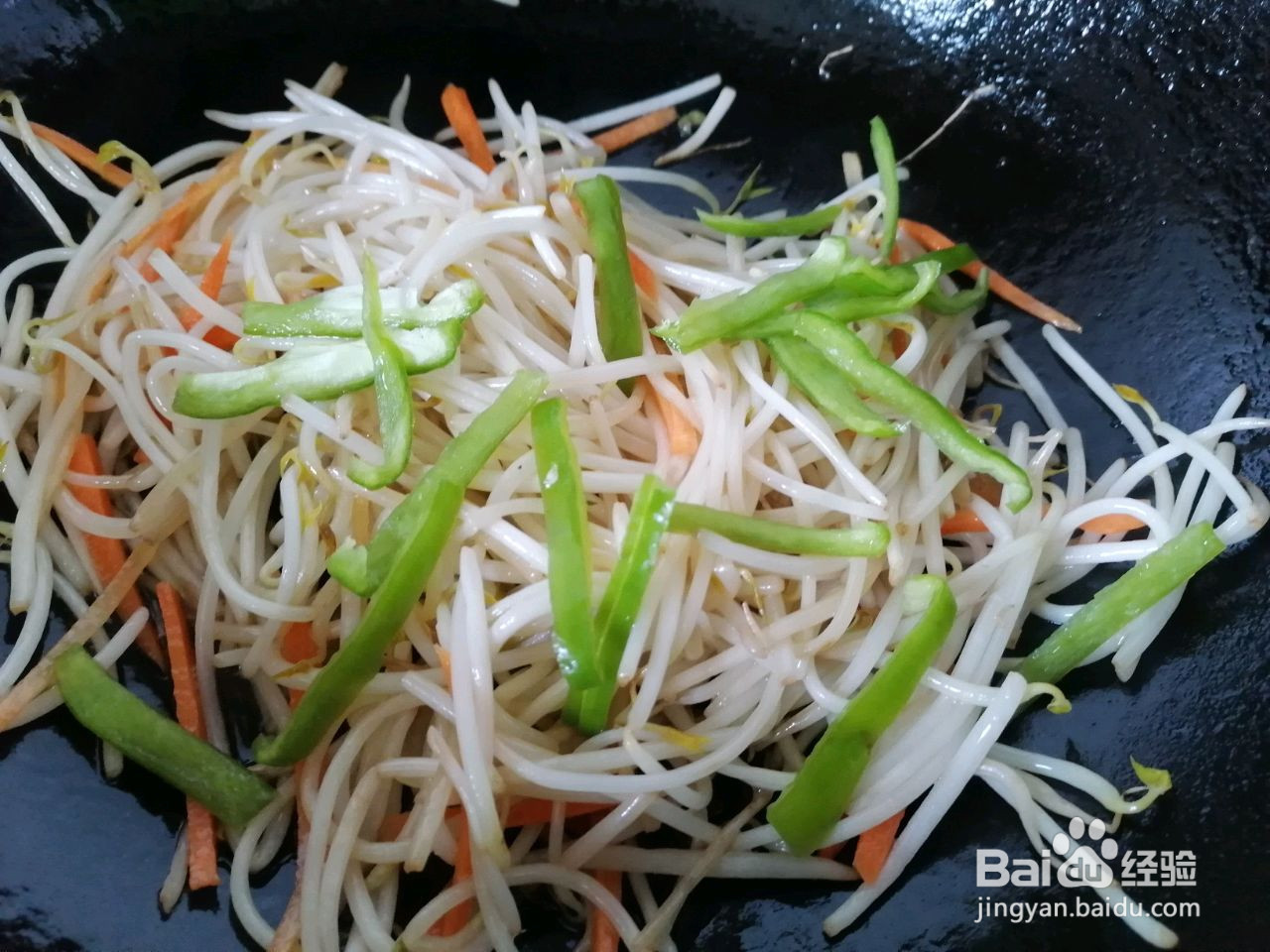 豆芽炒肉丝的做法