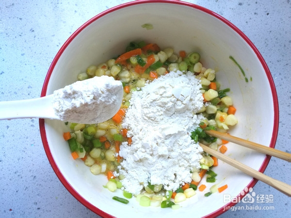 玉米鸡蛋饼的做法