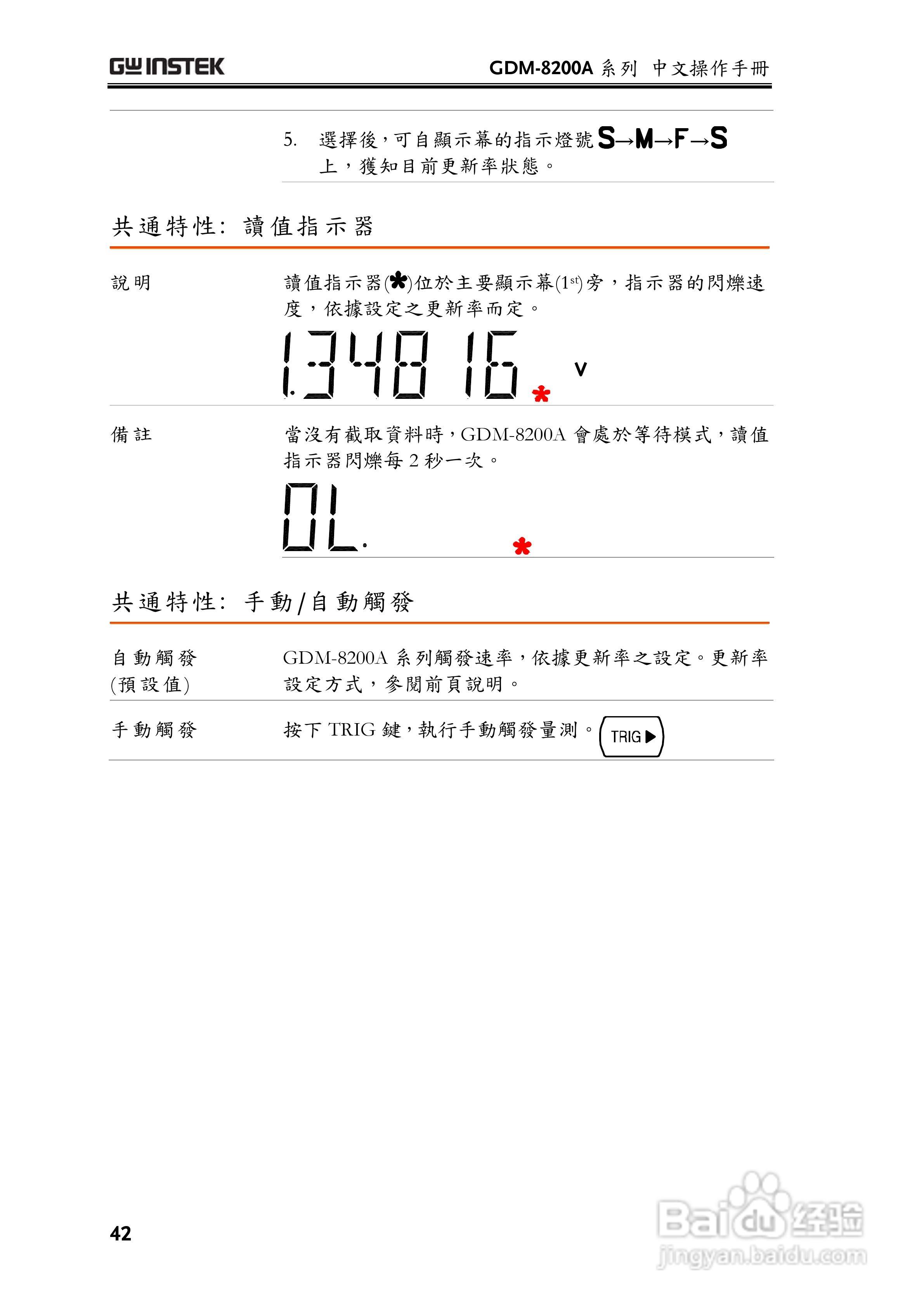 固纬GDM-8255A数字万用表使用说明书:[5]