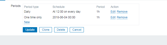 如何在zabbix的维护周期中修改周期？