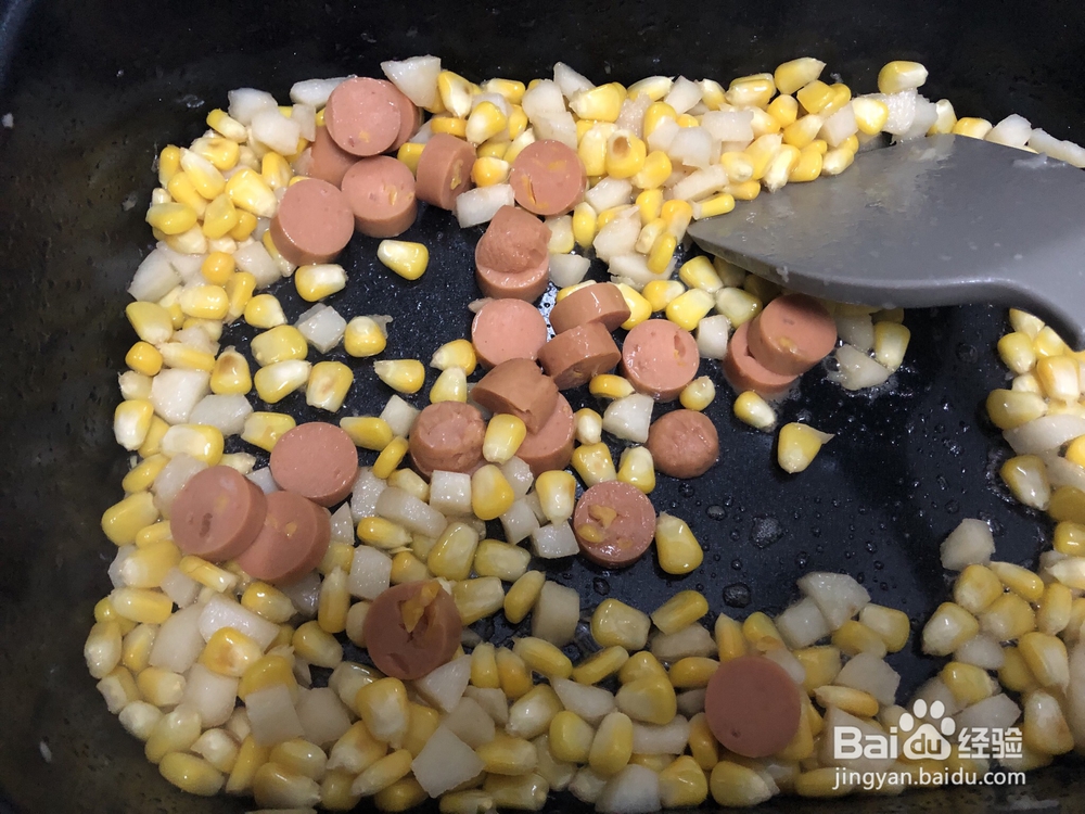 孩子爱吃的香肠马蹄玉米粒