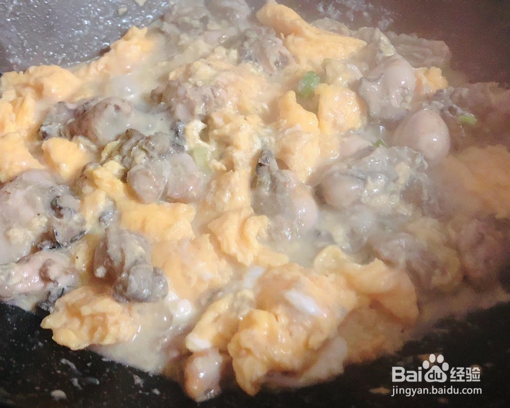 味道鲜美的海蛎炒蛋