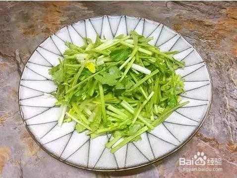 美味香菜炒肉丝