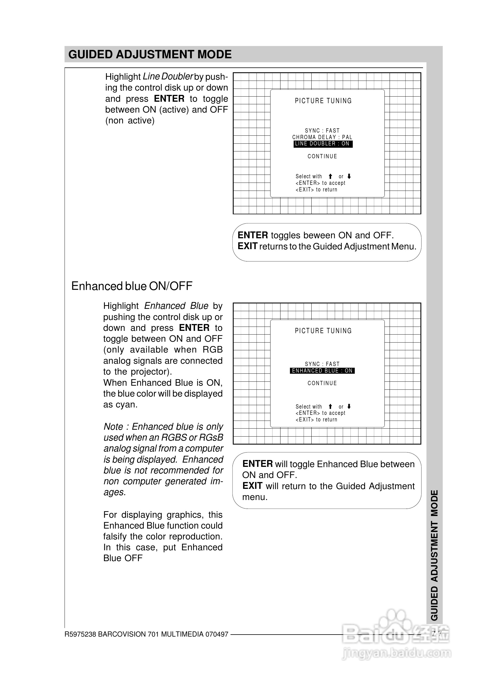 Barco巴可 VISION 701投影机说明书:[6]