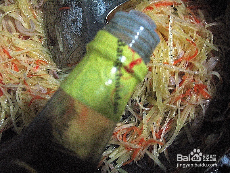 好吃的家常菜——胡萝卜肉三丝