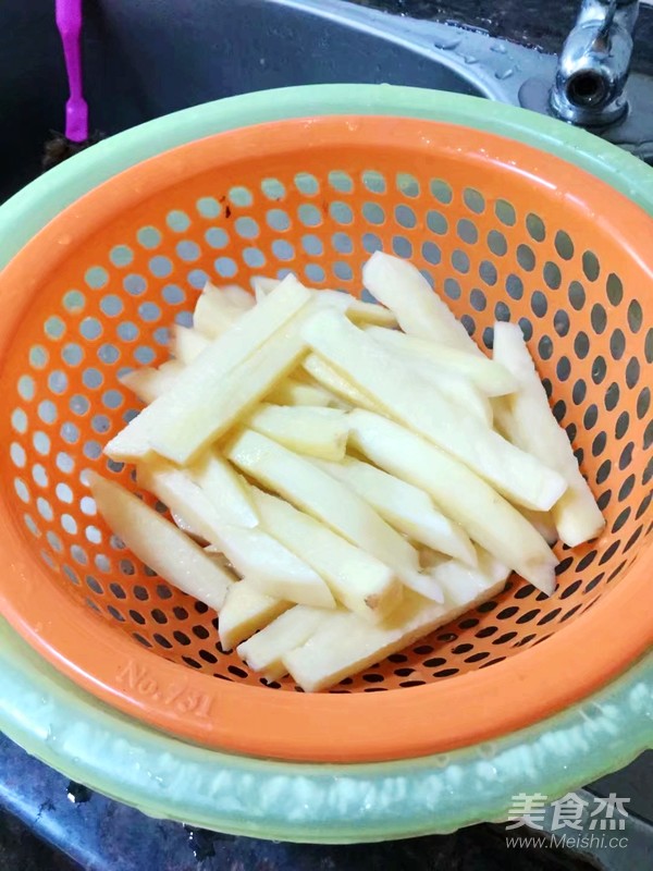 炸薯条的家常做法