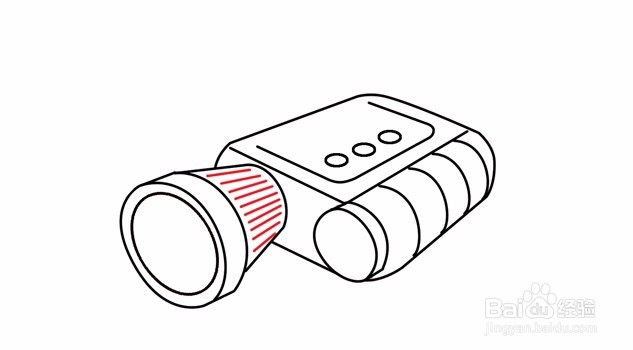 简笔画---如何画摄像仪