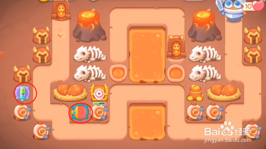 保卫萝卜4饿龙传说第20关通关攻略