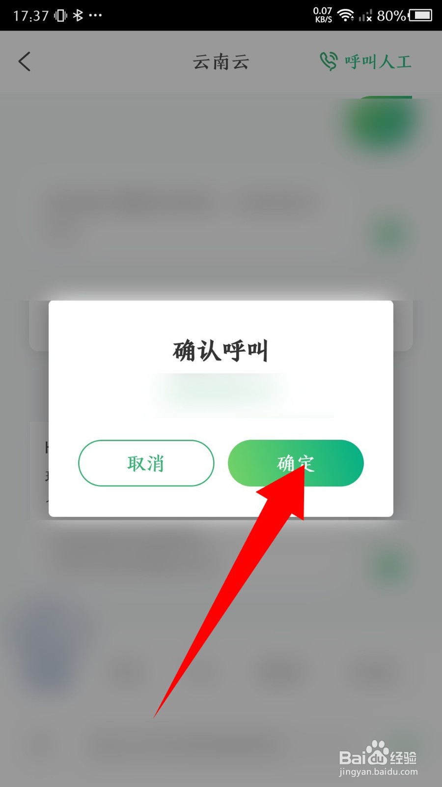 游云南app怎么呼叫人工