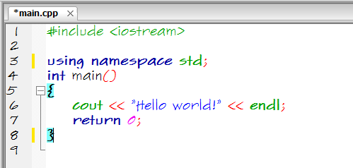 Code:: Blocks显示行号的设置