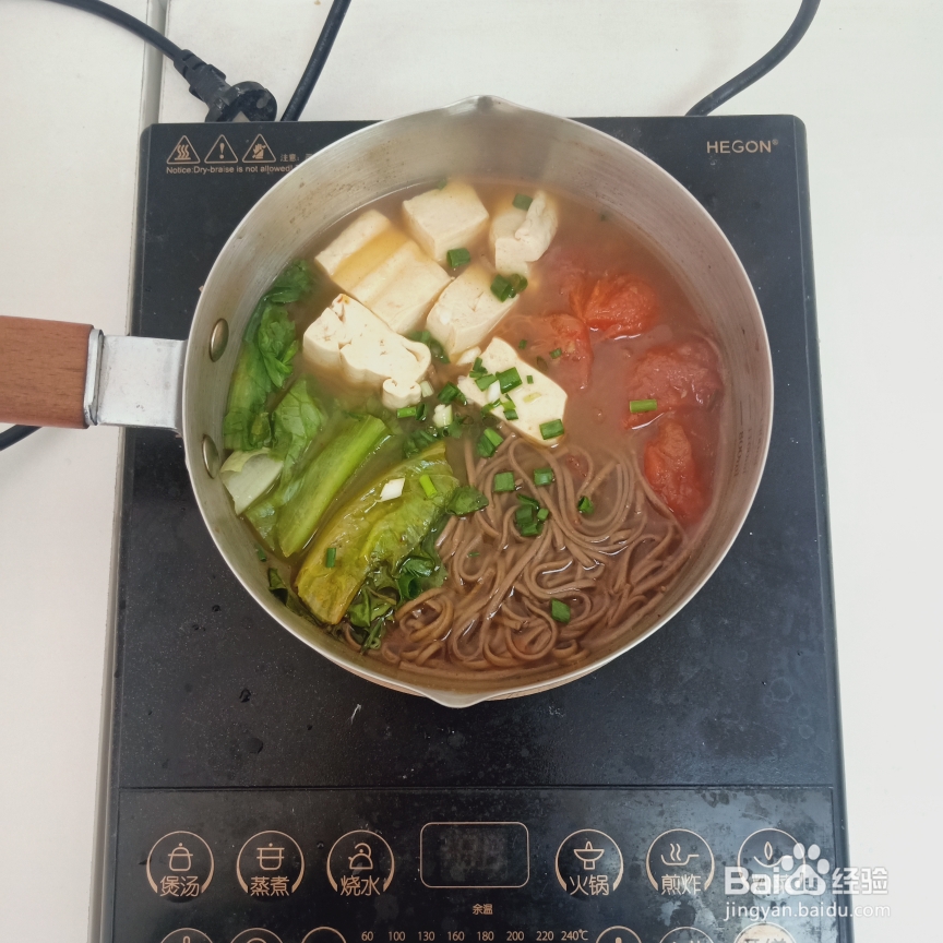 新手适合做的素汤荞麦面