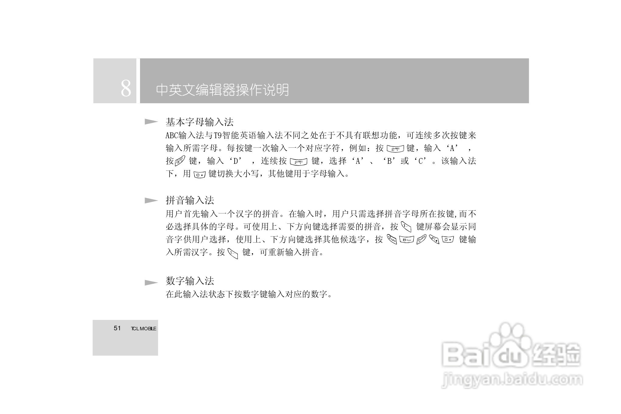 TCL 3588手机使用说明书:[6]