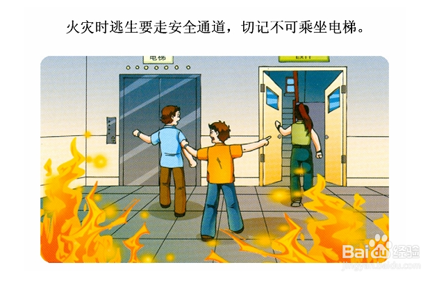 怎么在着火的时候自救