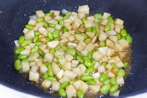 教大家做黄油毛豆杏鲍菇
