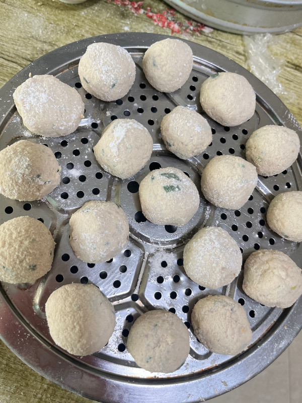 就是豆腐丸子啦