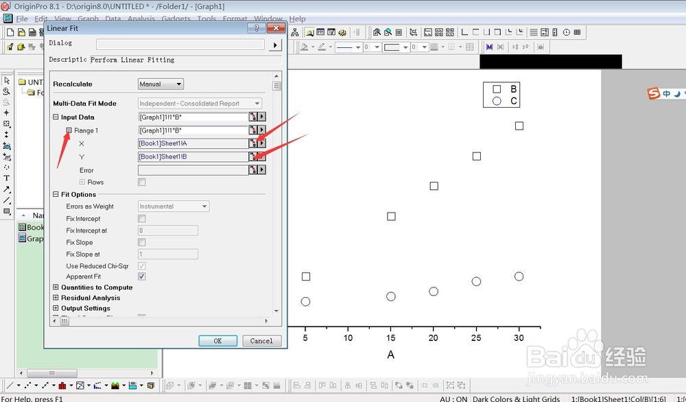 origin如何拟合多组数据