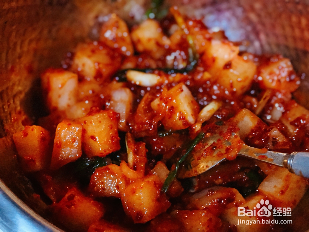 我给姐姐做韩式辣白菜