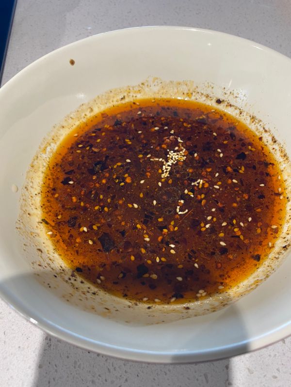 红油茴香虾仁抄手