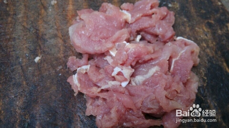 酸菜,咸菜炒瘦肉