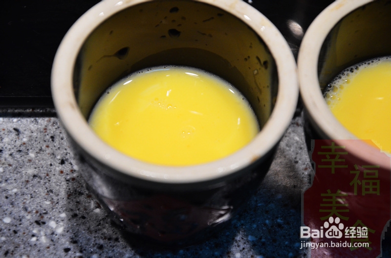 幸福美食：爽滑鲜美的大闸蟹蒸水蛋