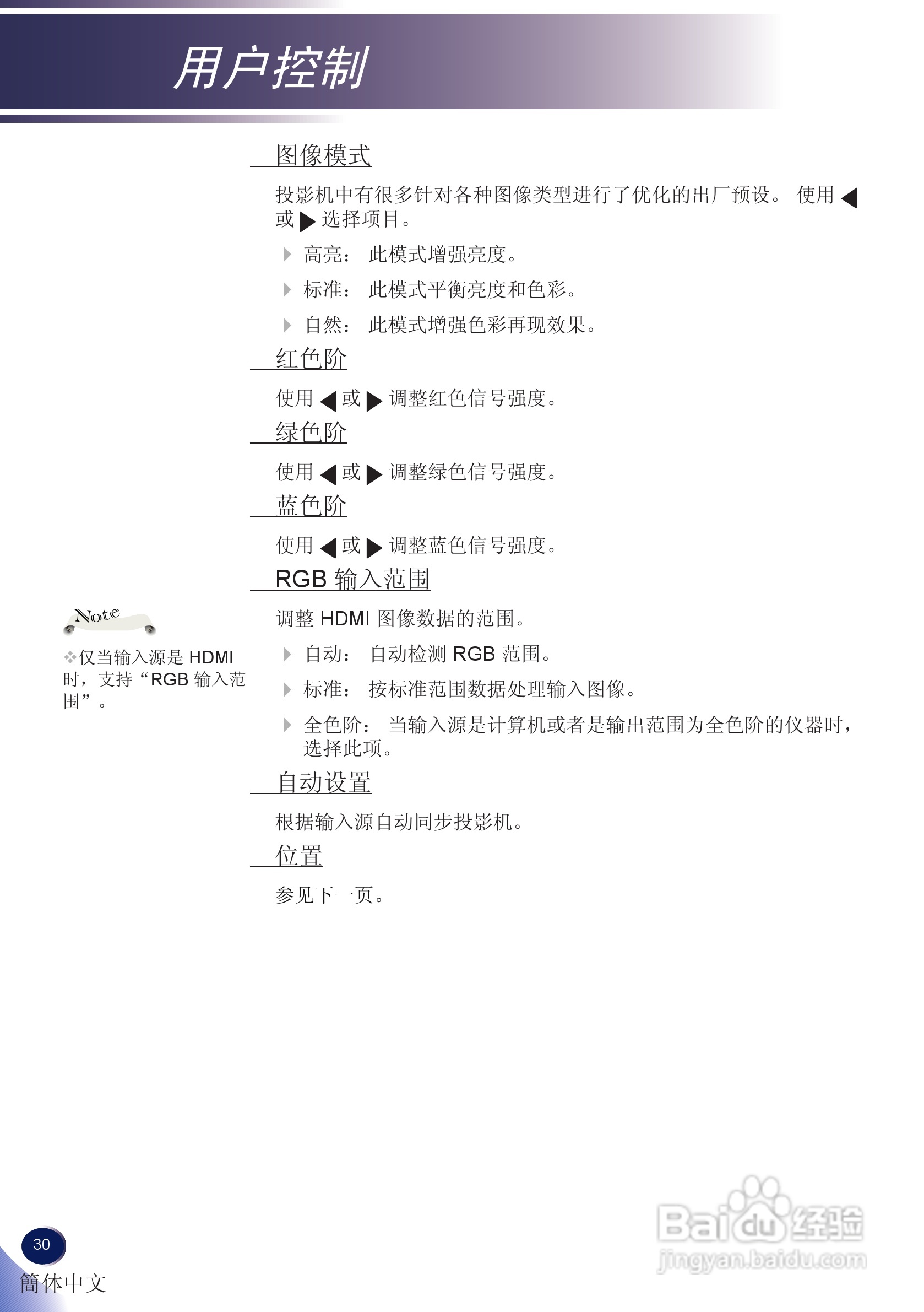 理光PJ S2130投影机说明书:[4]