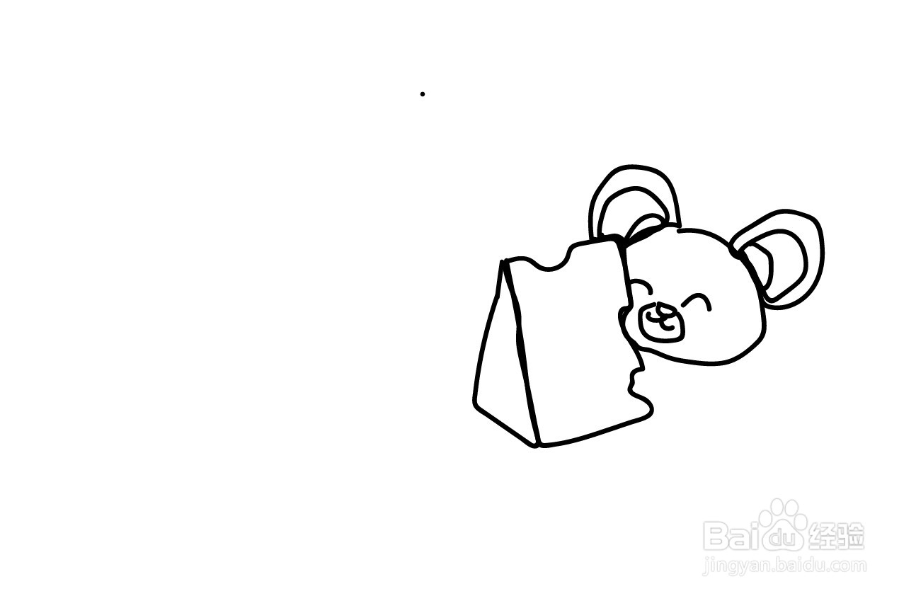 小老鼠的简笔画