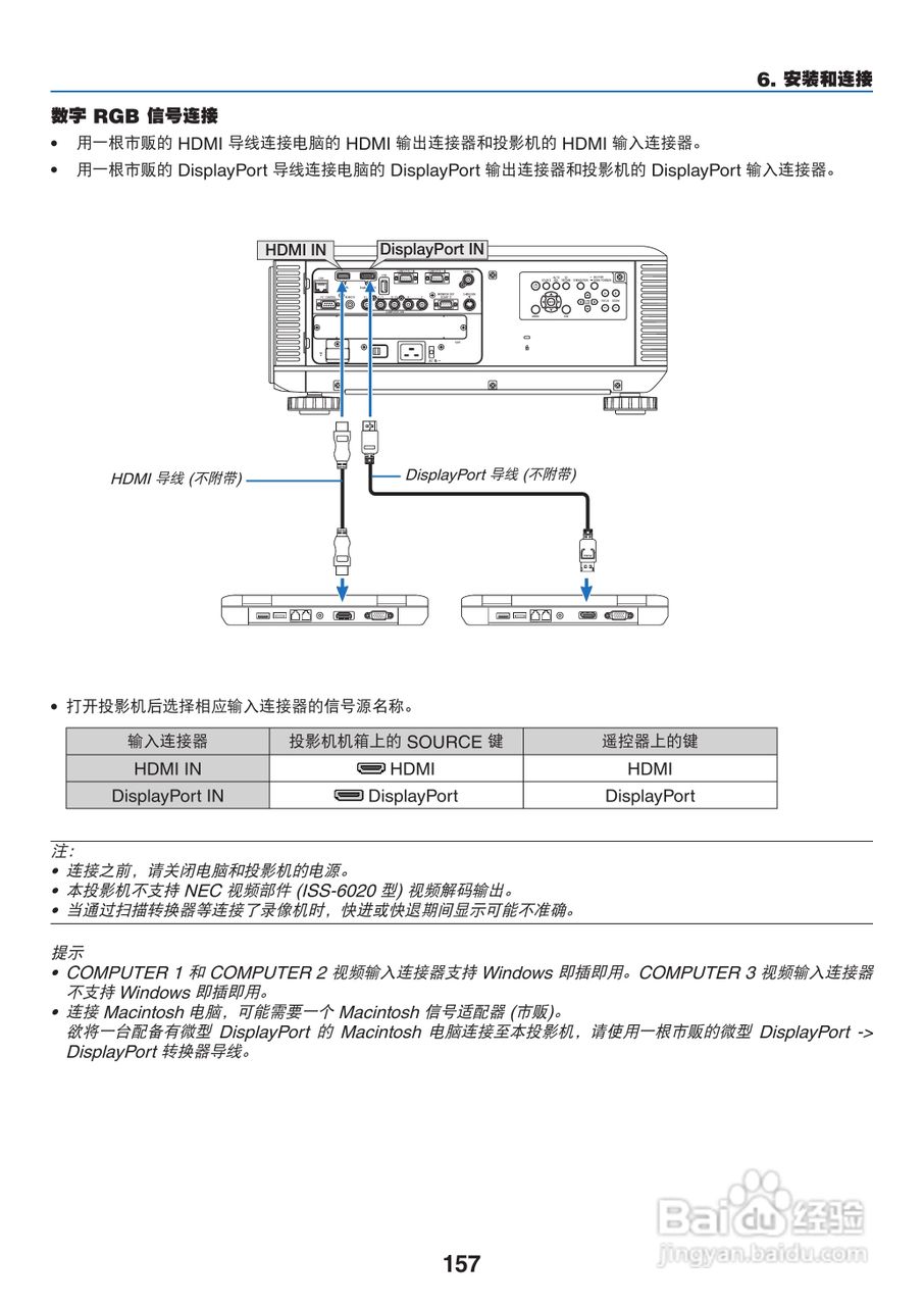 日电NP-PX800X+投影机说明书:[18]