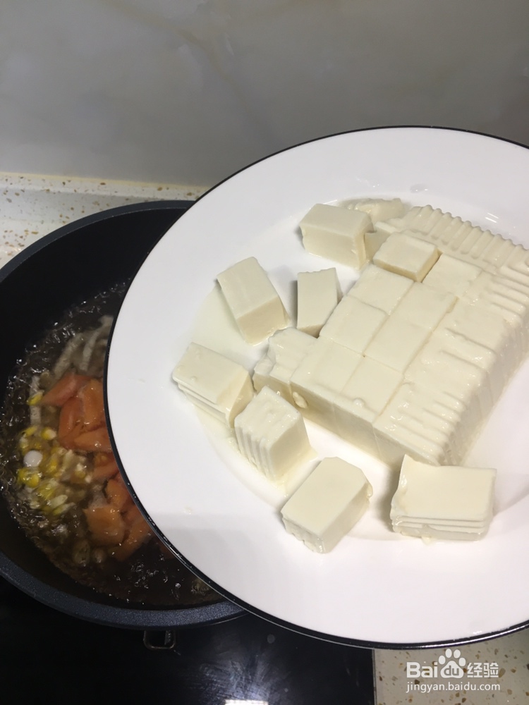 就该这样做豆腐西红柿鸡蛋汤
