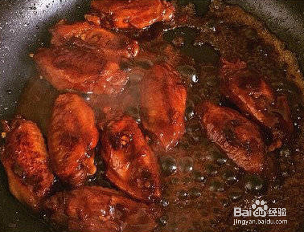 味道极棒的可乐鸡翅