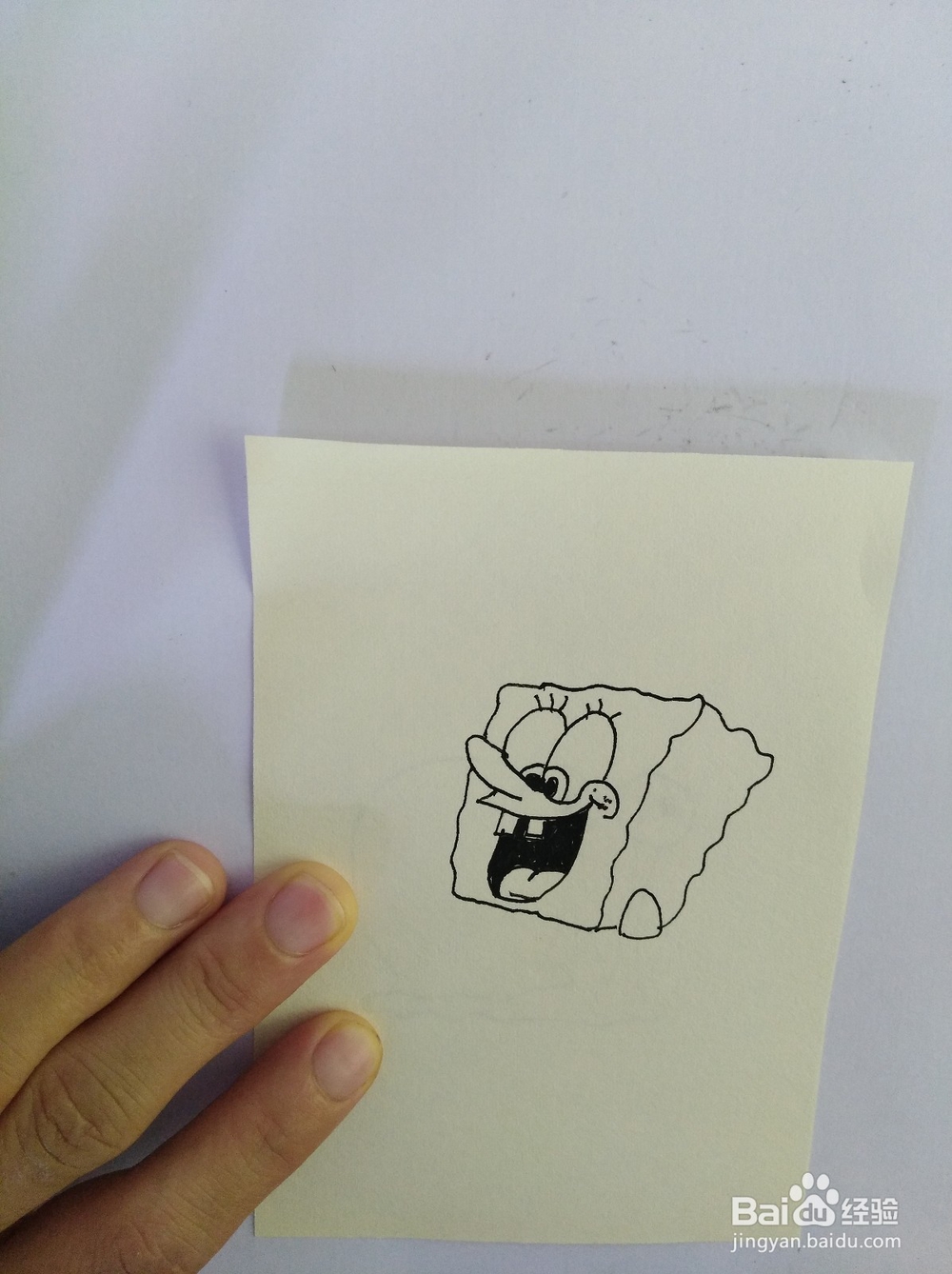 简笔画-画海绵宝宝