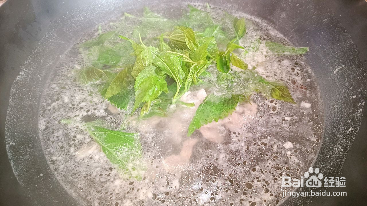 桑叶尖瘦肉汤的做法