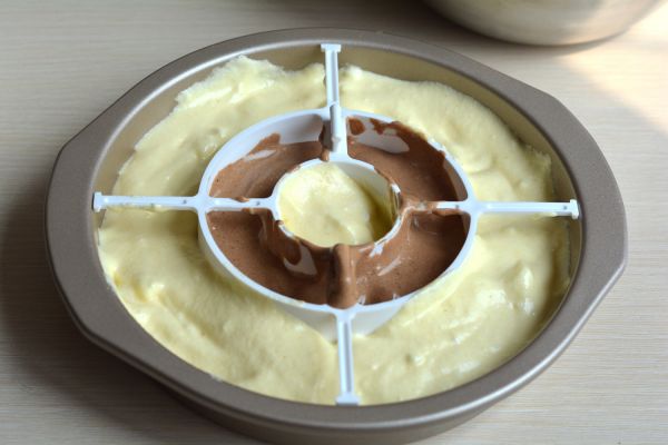 可可棋格奶油蛋糕