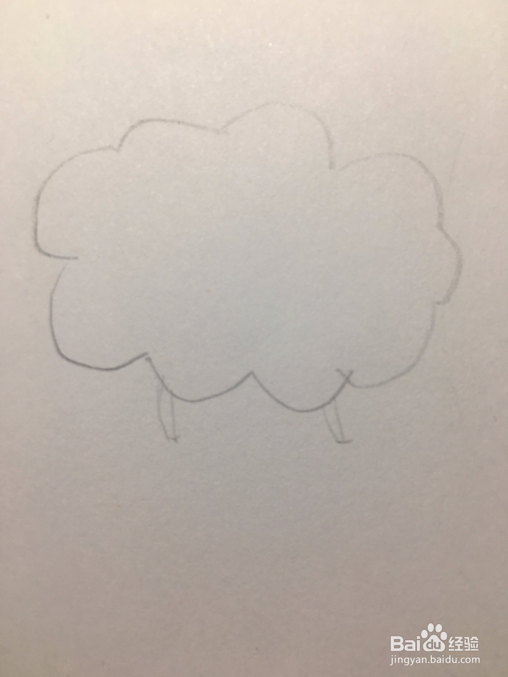 卡爱的卡通云简笔画 卡通云的简单画法 儿童画