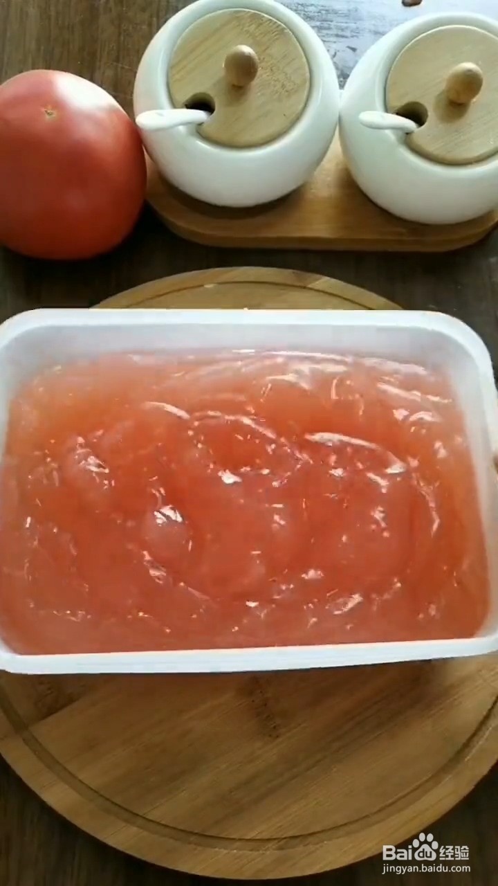 如何制作好吃的西红柿椰蓉凉糕