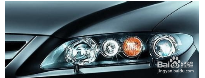 大灯透镜十字定位方法