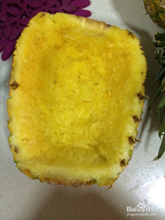 菠萝炒饭的做法