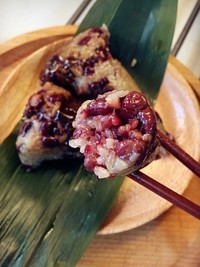 红豆蜜枣小脚粽