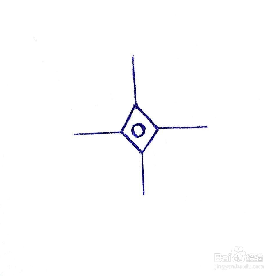 《雪花》圆珠笔画