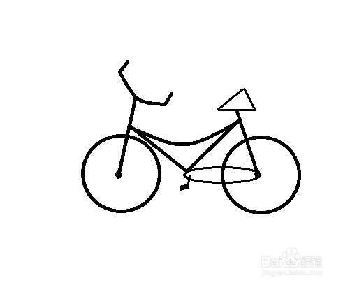 <b>简易自行车的画法</b>