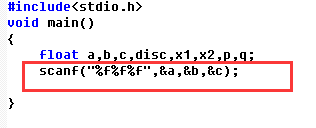 编程求ax2+bx+c=0的根